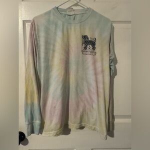 Dreamsicle Women's Pastel Tie-Dye Long Sleeve Tee